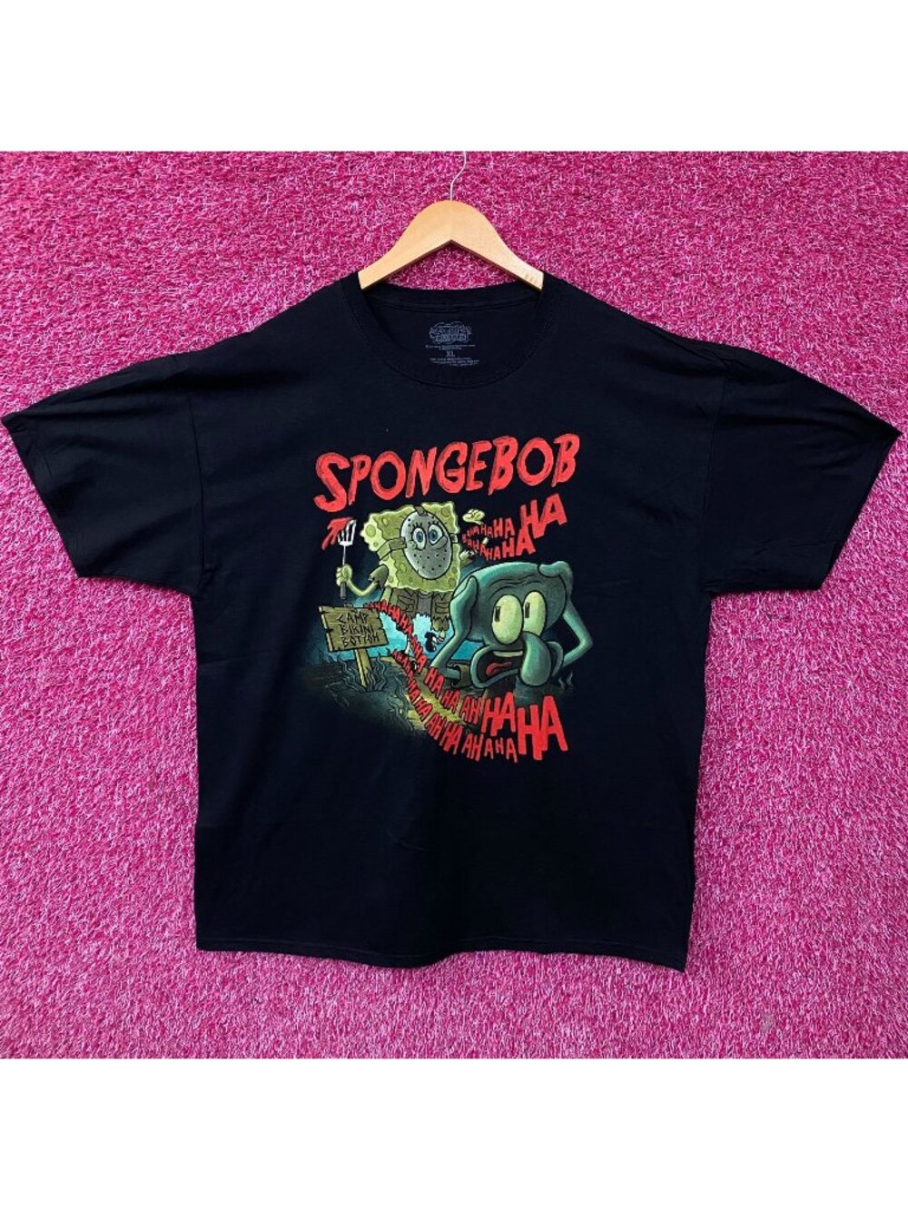 Nickelodeon SpongeBob SquarePants Camp Bikini Bottom Tee XL